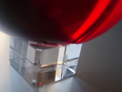 Preview: Crystal Glass Balls 100 mm Clear | Crystal Spheres with Ball Stand